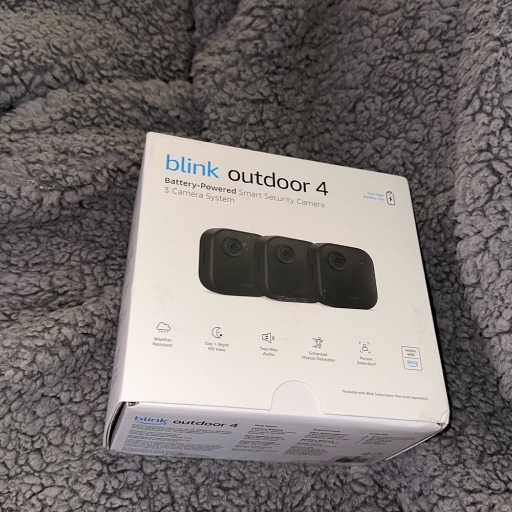 Blink Outdoor 4 (4.ª gen.): 3 cameras system